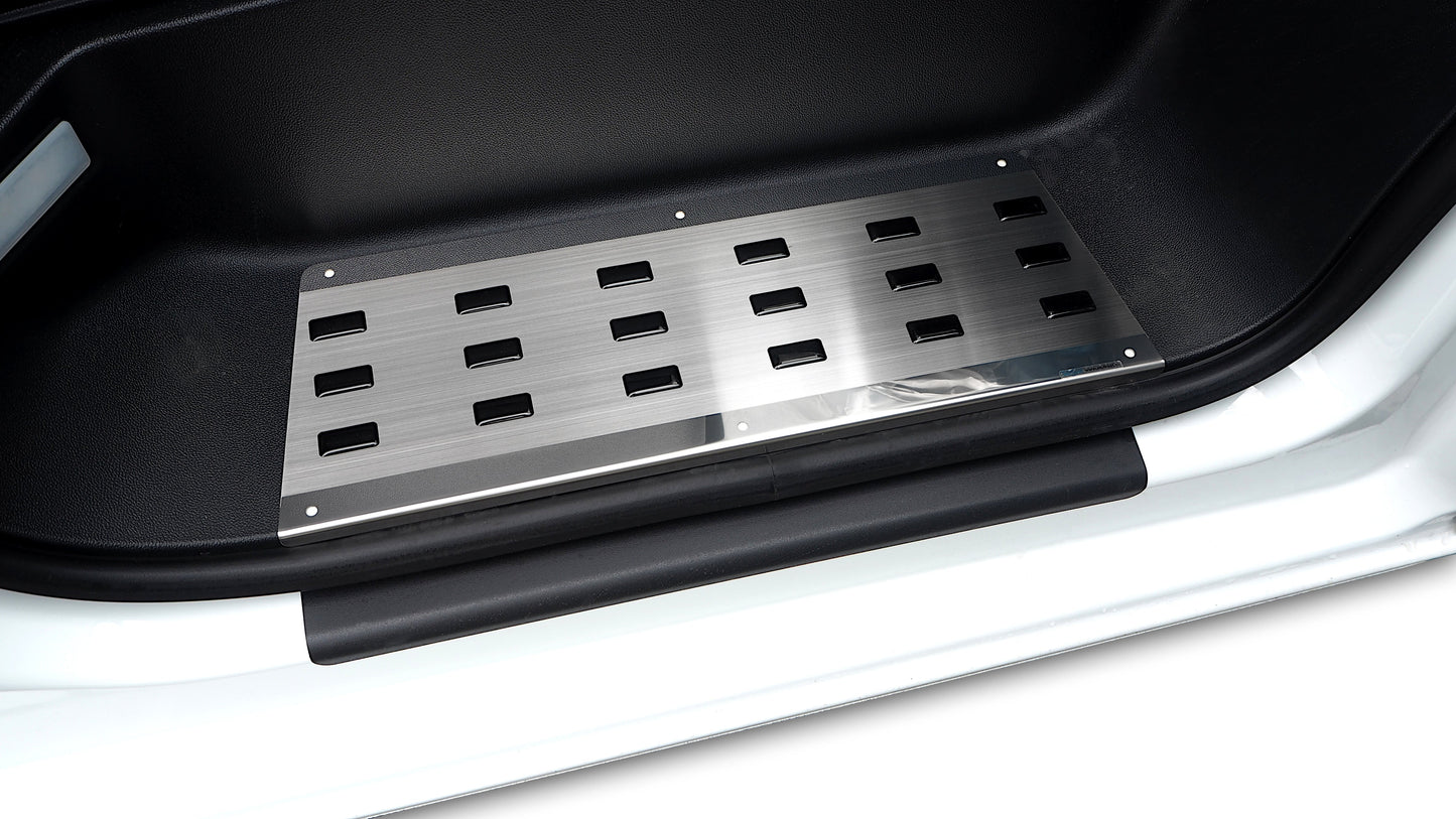 Protectie praguri usi inox Ford Transit Custom II fabricatie 2024 - prezent, caroserie van #1 - Auto Alorria