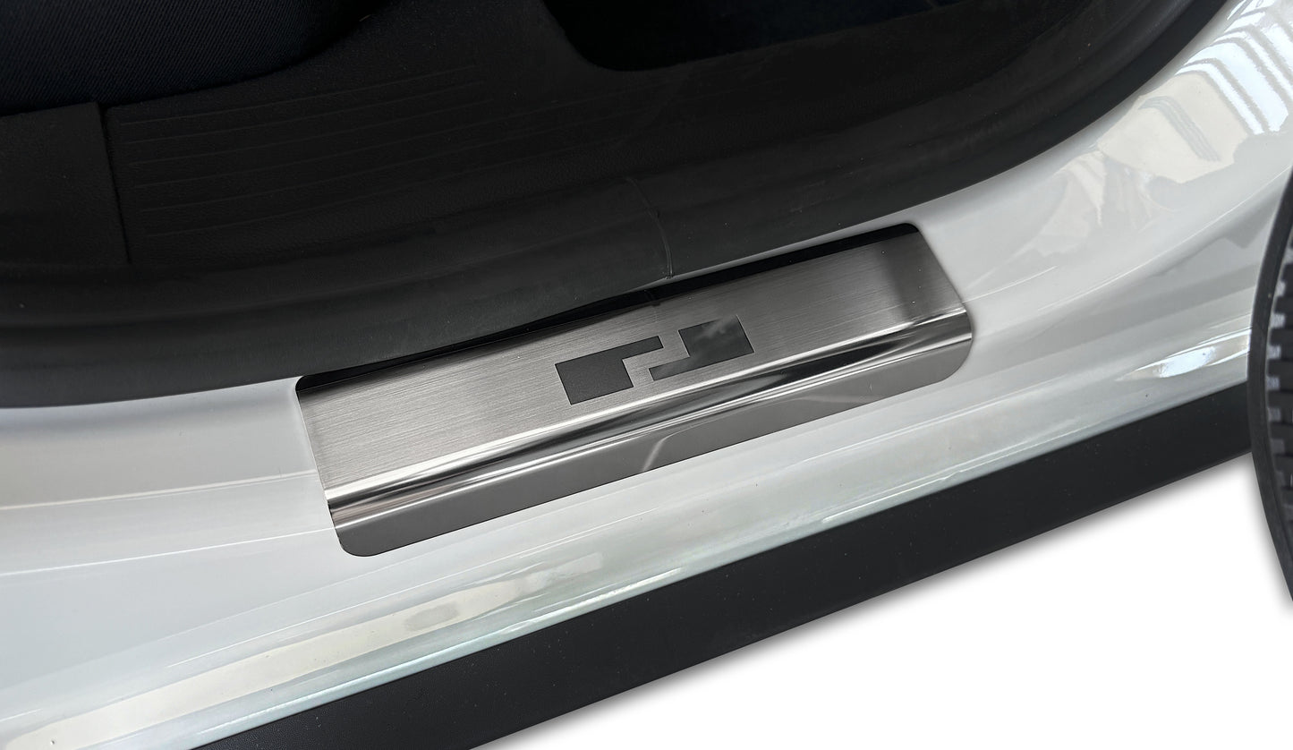 Protectie praguri usi inox Dacia Duster III Hybrid fabricatie 06.2024 - prezent, caroserie suv #1 - Auto Alorria