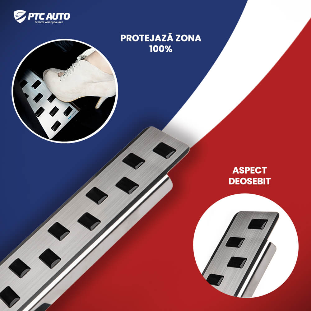 Suport protectie repaus picior inox Mitsubishi ASX , an fabricatie 05.2010 - 2013, caroserie suv