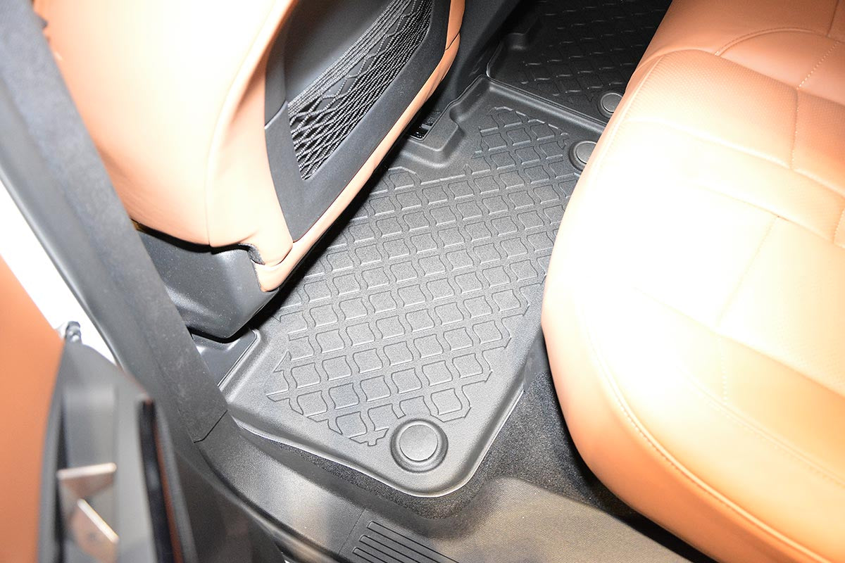 Covorase auto tip tavita DS 7 DS E-Tense PHEV, an fabricatie 07.2019 - prezent, caroserie suv facelift, nu corespunde pentru versiunea cu tunel median pe randul 2 | 603910