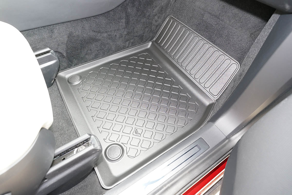 Covorase auto tip tavita Tesla Model X Facelift, an fabricatie 01.2021 - prezent, caroserie suv 5/6/7 locuri, covorase fata | 653875