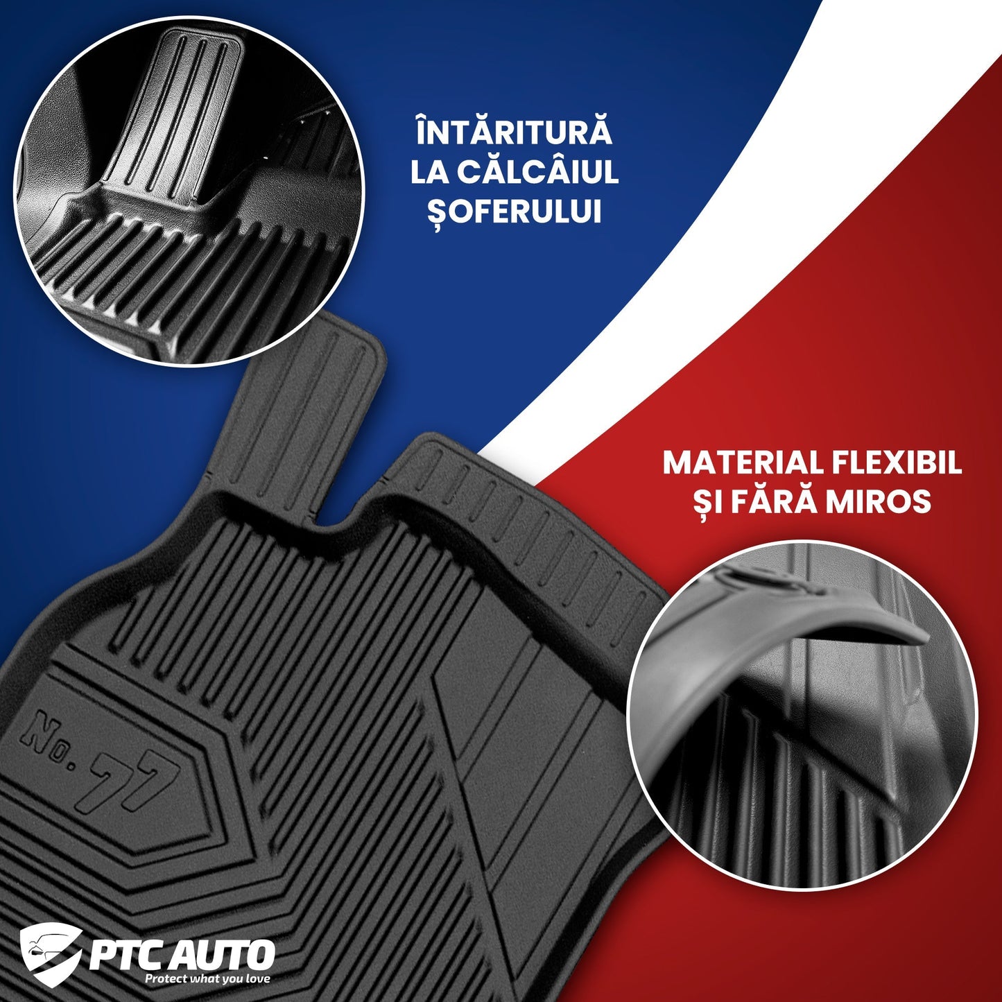 Covorase auto tip tavita Isuzu D-Max, an fabricatie 01.2021 - prezent, caroserie pick-up cabina extinsa cu 4 usi, cu usi din spate cu clapeta | 77426948