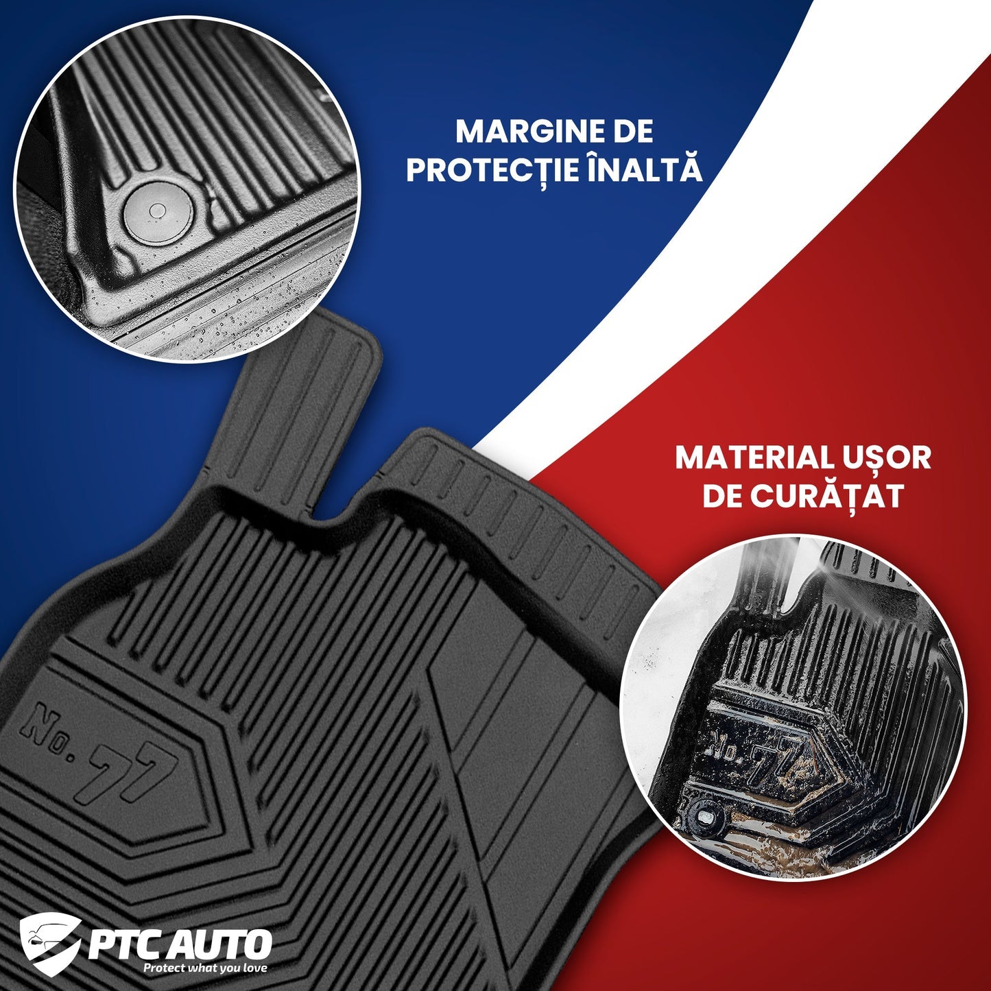 Covorase auto tip tavita Dodge Caliber fabricatie 2005 - 12.2011, caroserie hatchback #1 - 4