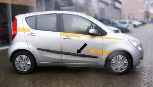 Bandouri laterale Mazda 3 II, an fabricatie 05.2009 - 08.2013, caroserie hatchback | F-22