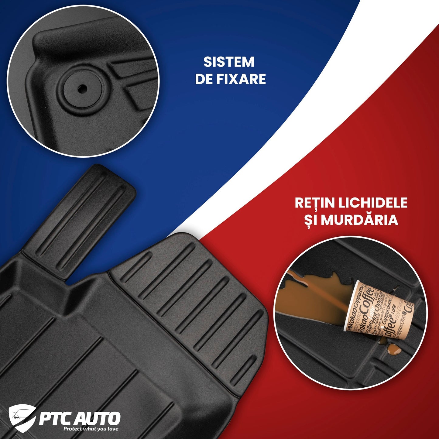 Covorase auto tip tavita Mazda CX -7, an fabricatie 07.2007 - 08.2012, caroserie suv pentru modelele cu tractiune fata (nu pentru 4x4) | 3D425606