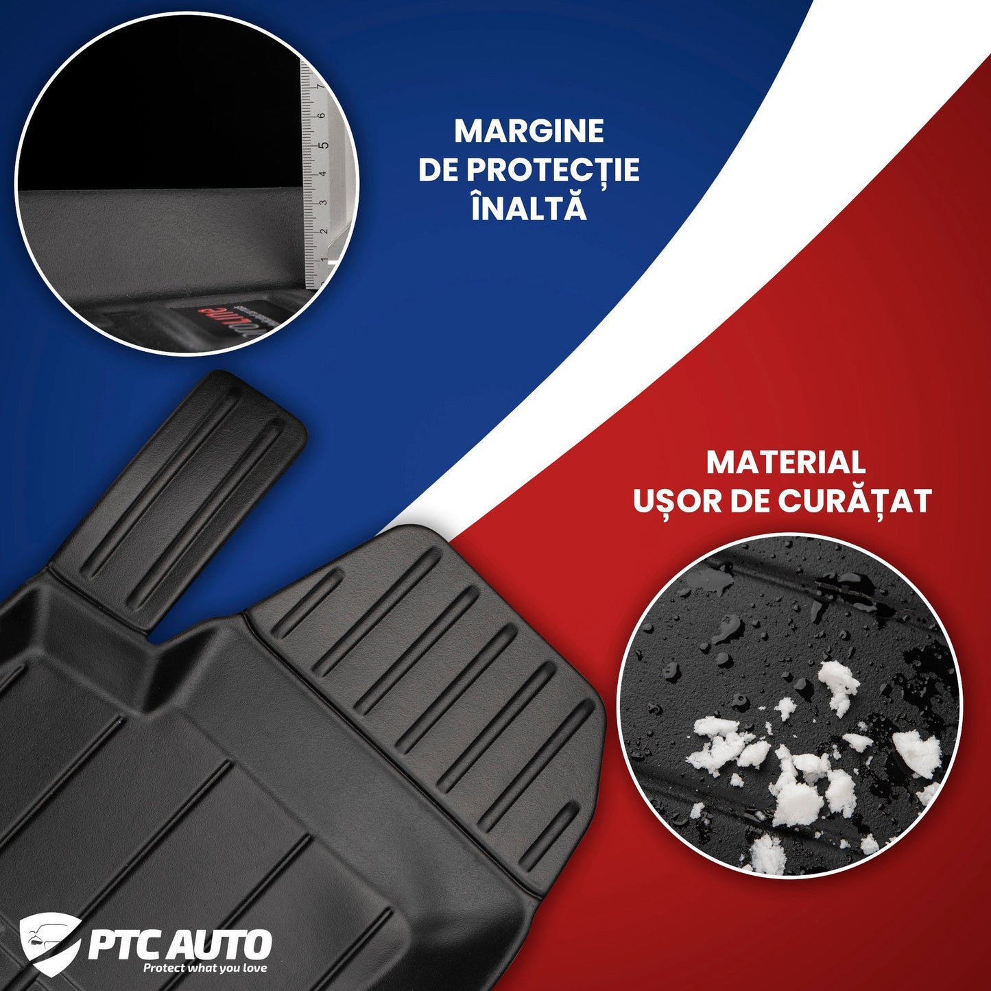 Covorase auto tip tavita Mitsubishi Outlander II, an fabricatie 03.2007 - 08.2012, caroserie suv | 3D427075