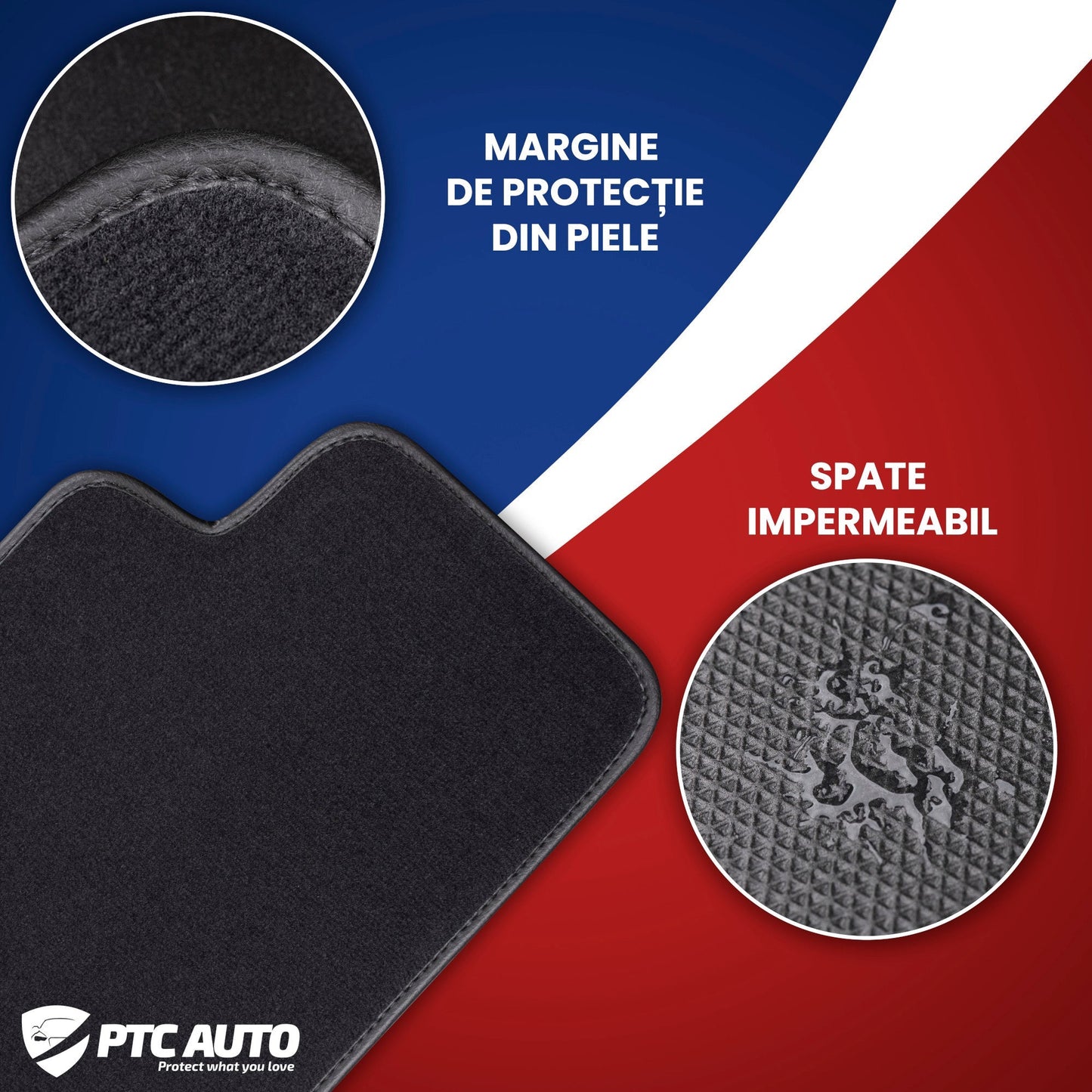 Covorase auto mocheta (negru) Jeep Compass I, an fabricatie 07.2007 - 07.2017, caroserie suv | M2203