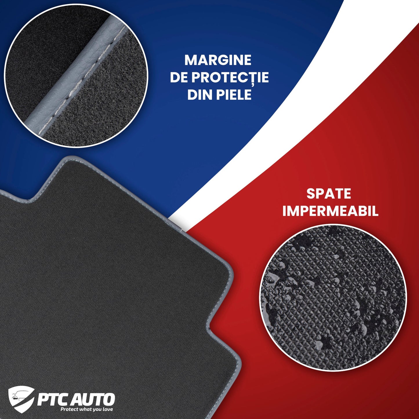 Covorase auto mocheta (gri) BMW Seria 3 F30, an fabricatie 01.2012 - 02.2019, caroserie sedan | M0403303GRI