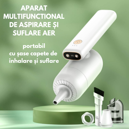 Aspirator pliabil cu rotire la 180° pentru masina si casa