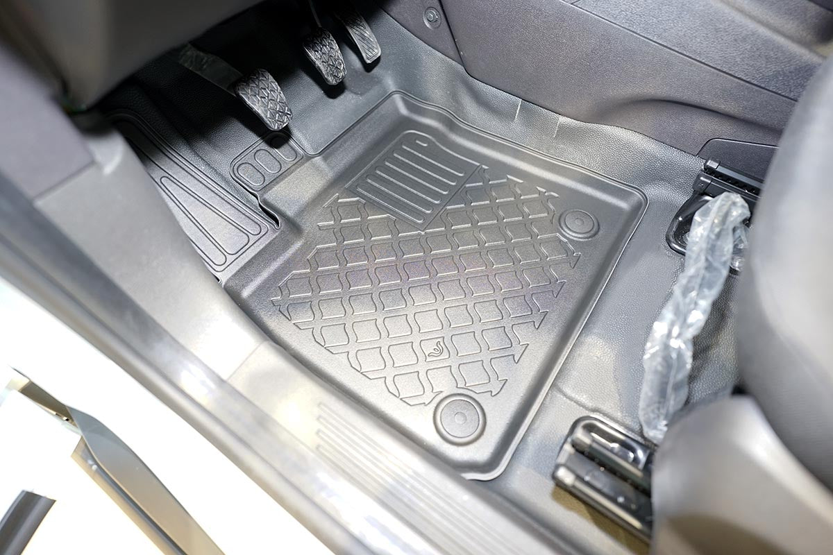 Covorase auto tip tavita Ford Transit Courier II, an fabricatie 06.2014 - prezent, caroserie van 2 locuri, set complet fata | 654056