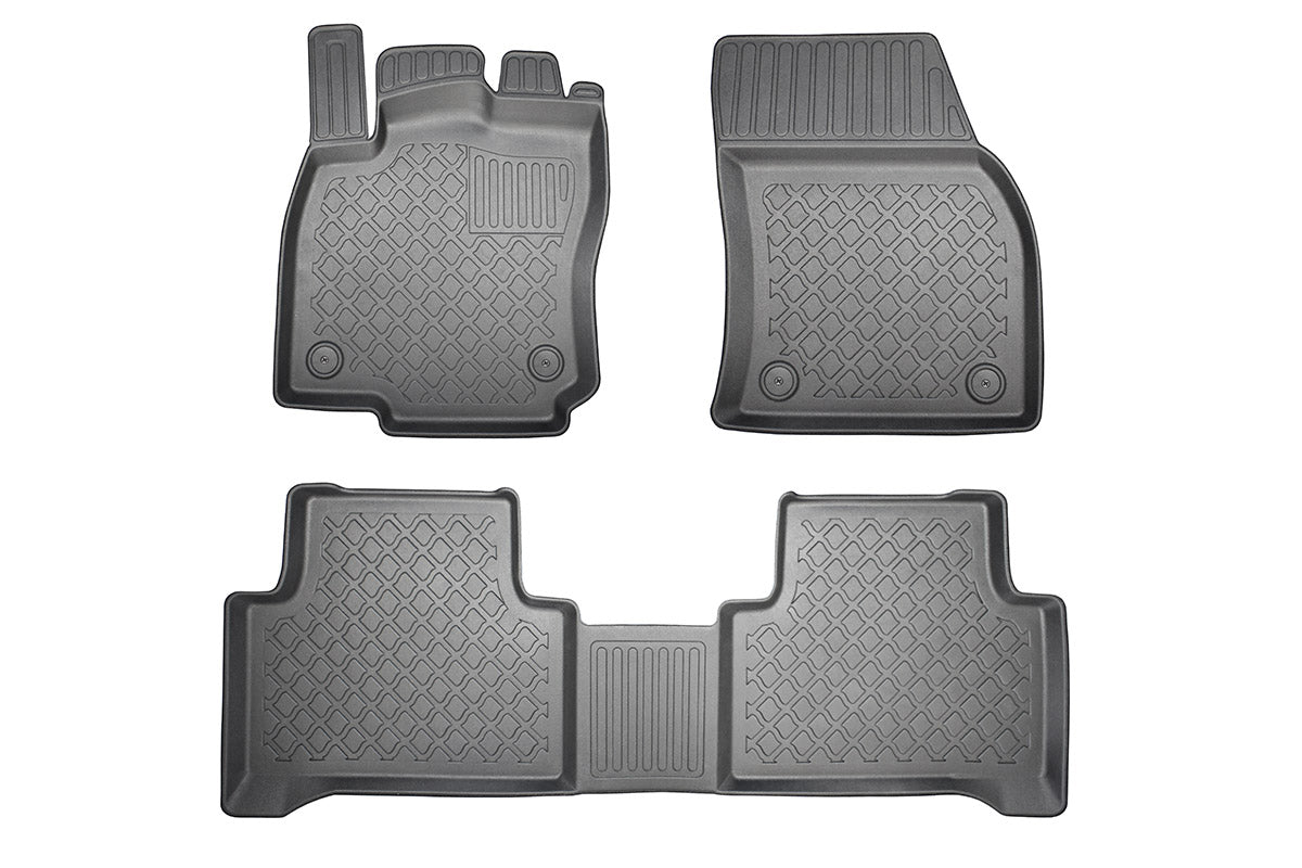 Covorase auto tip tavita Volkswagen Touran II, an fabricatie 09.2015 - prezent, caroserie van 5-7 locuri, fara rand 3 | 603415