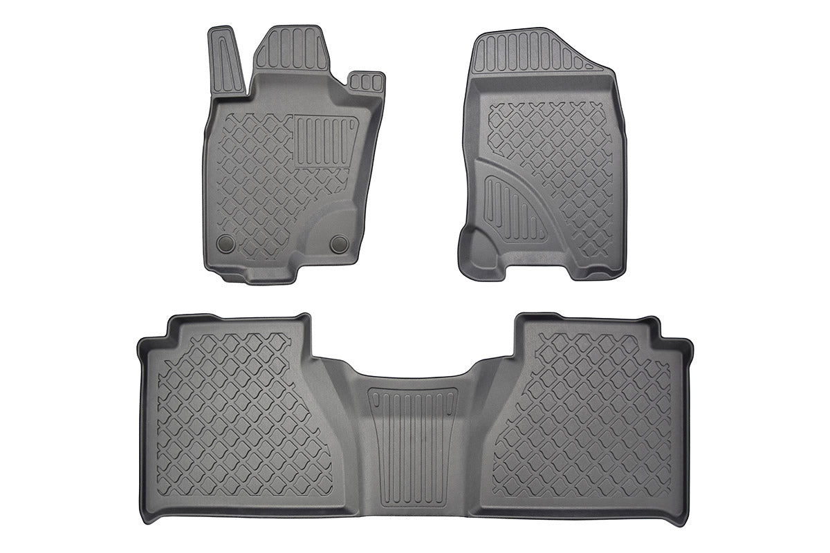 Covorase auto tip tavita Mercedes X-Class Clasa X, an fabricatie 01.2016 - prezent, caroserie pick-up fara stingatorul fixat la pasagerul din dreapta | 603361