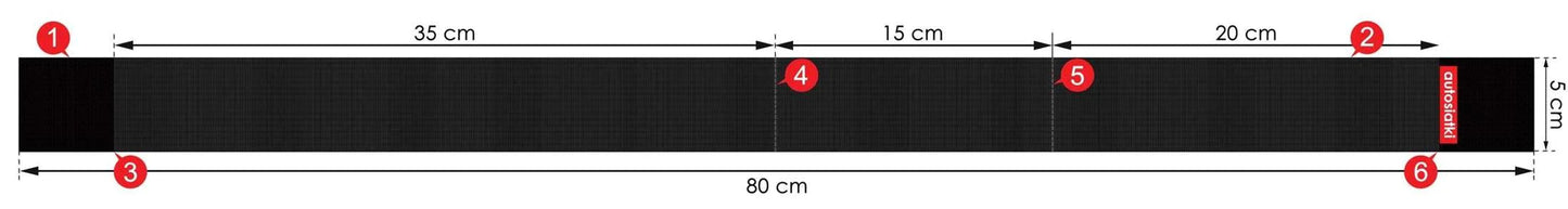 SUPORT PENTRU PORTBAGAJ, 80 CM, NEGRU