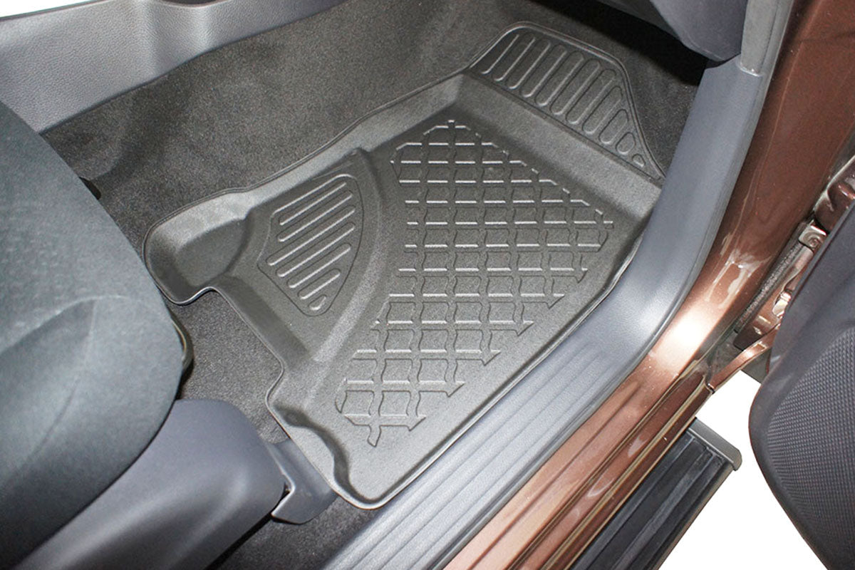 Covorase auto tip tavita Mercedes X-Class Clasa X, an fabricatie 01.2016 - prezent, caroserie pick-up fara stingatorul fixat la pasagerul din dreapta | 603361