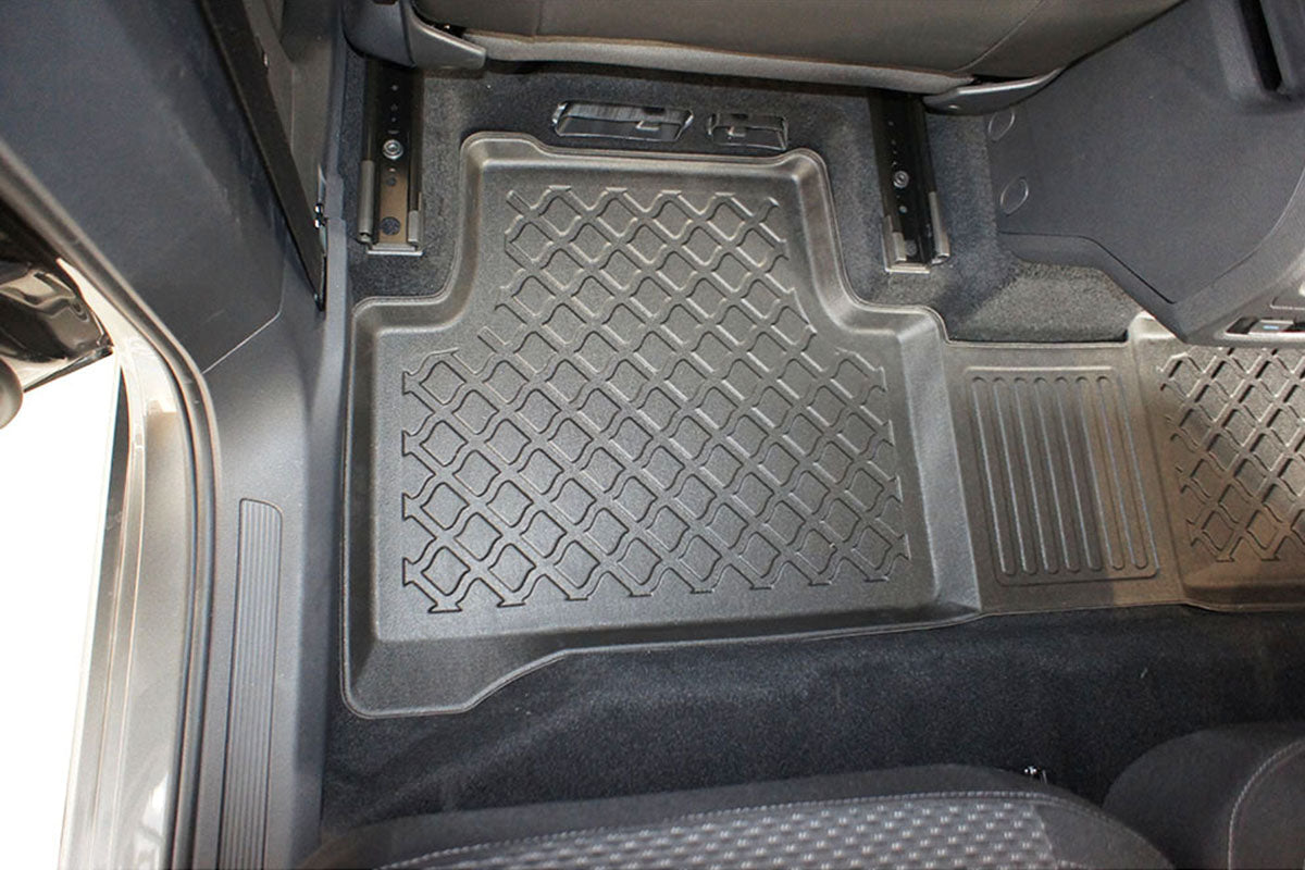 Covorase auto tip tavita Volkswagen Touran II, an fabricatie 09.2015 - prezent, caroserie van 5-7 locuri, fara rand 3 | 603415