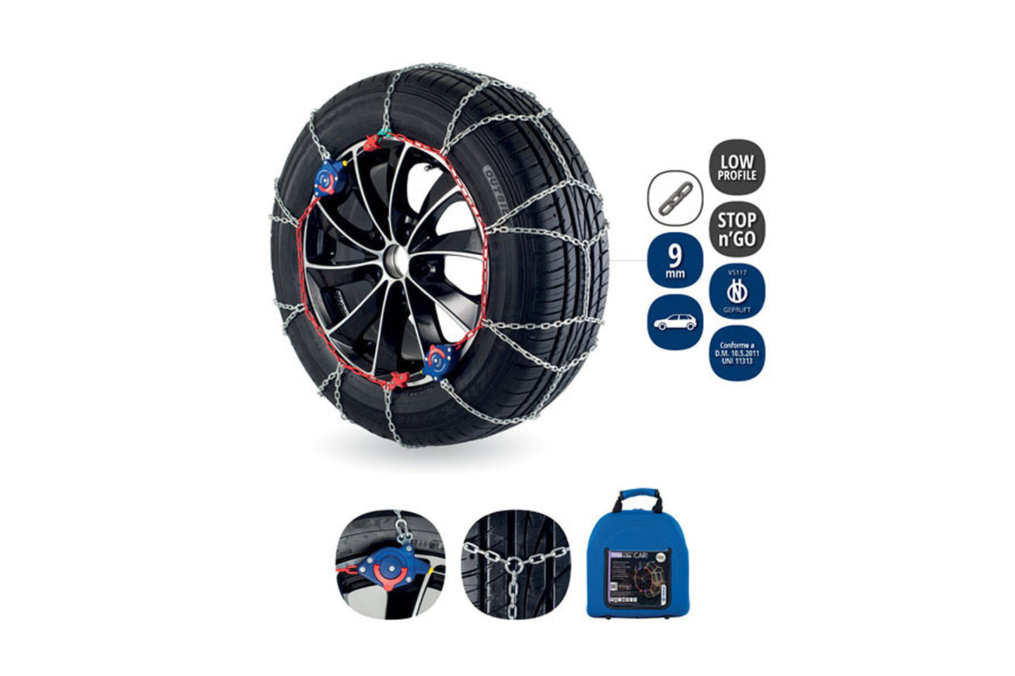 Lanturi antiderapante Veriga Stop&Go Car 9mm 110