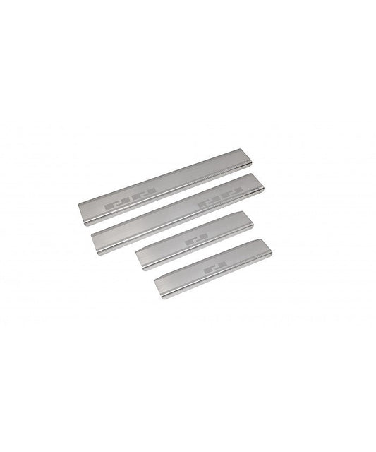 Protectie praguri usi inox Volkswagen Amarok fabricatie 2022 - prezent, caroserie pick-up #1 - Auto Alorria