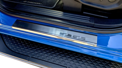 Protectie praguri usi inox Volkswagen Amarok fabricatie 2022 - prezent, caroserie pick-up #1 - Auto Alorria