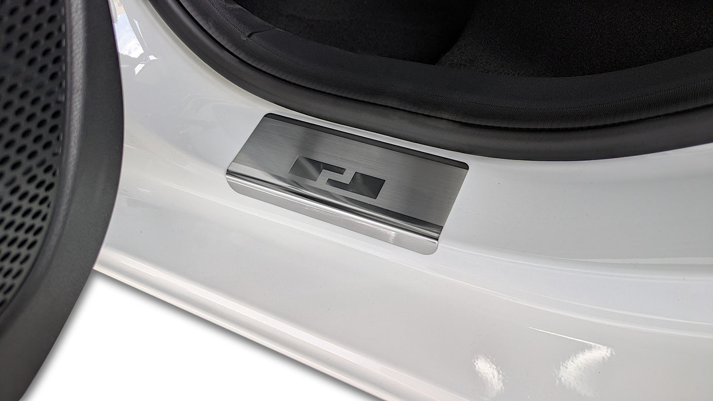 Protectie praguri usi inox MG 3 Hybrid+ fabricatie 05.2024 - prezent, caroserie hatchback #1 - Auto Alorria