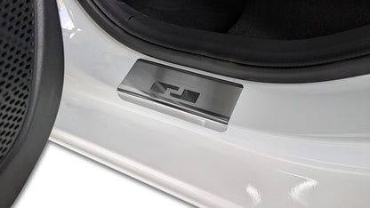 Protectie praguri usi inox MG 3 Hybrid+ fabricatie 05.2024 - prezent, caroserie hatchback #1 - Auto Alorria