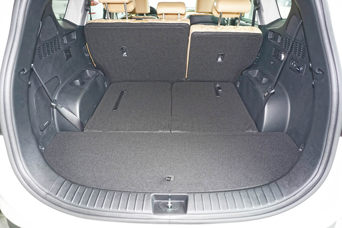 Tavita portbagaj Hyundai Santa Fe IV Hybrid Facelift fabricatie 11.2020 - prezent, caroserie suv, 7 locuri, rand 3 culcat #1