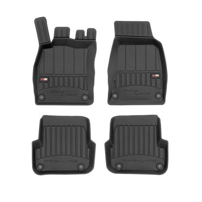 Covorase auto tip tavita Audi A6 C6 fabricatie 03.2006 - 2011, caroserie sedan, dupa facelift, distanța dintre prinderile din spate: 34.5 cm #1 - Auto Alorria