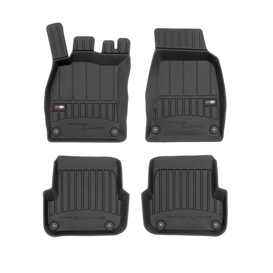 Covorase auto tip tavita Audi A6 C6 fabricatie 03.2006 - 2011, caroserie combi, dupa facelift, distanța dintre prinderile din spate: 34.5 cm #1 - Auto Alorria