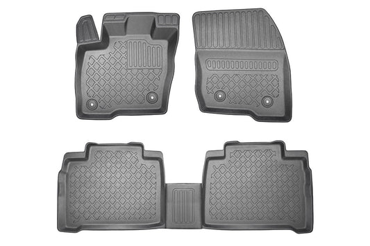 Covorase auto tip tavita Ford S-Max II, an fabricatie 09.2015 - prezent, caroserie van 5-7 locuri, fara rand 3, inclusiv facelift | 603133