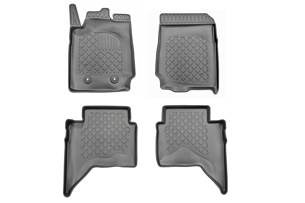 Covorase auto tip tavita Ford Ranger, an fabricatie 12.2015 - 10.2022, caroserie pick-up cabina dubla, inclusiv facelift | 603143