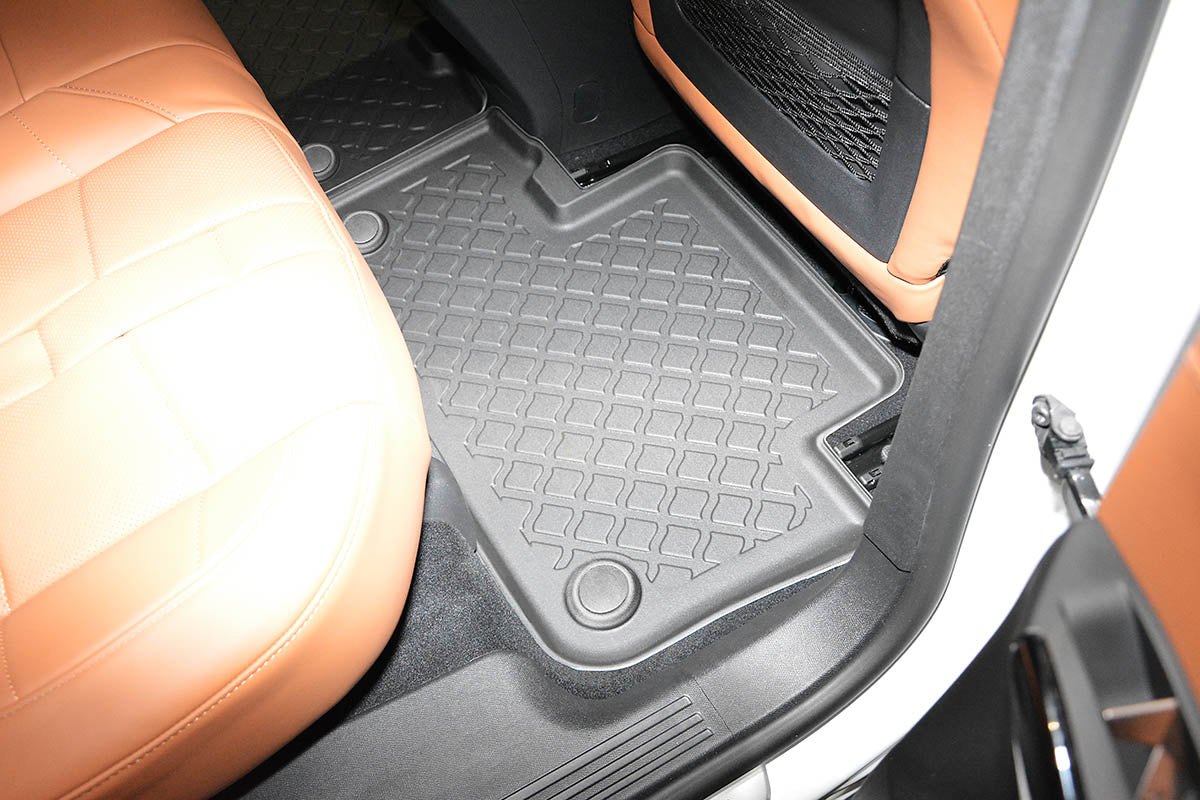 Covorase auto tip tavita DS 7 DS E-Tense PHEV, an fabricatie 07.2019 - prezent, caroserie suv facelift, nu corespunde pentru versiunea cu tunel median pe randul 2 | 603910