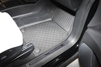 Covorase auto tip tavita Tesla Model X, an fabricatie 10.2016 - 12.2020, caroserie suv 6-7 locuri, covorase fata | 653861