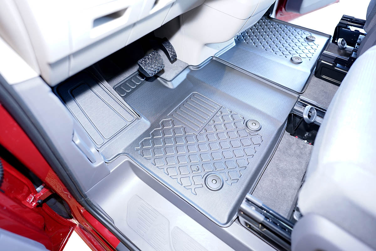 Covorase auto tip tavita Volkswagen T7 Multivan eHybrid PHEV, an fabricatie 10.2021 - prezent, caroserie van ampatament lung, covorase fata | 653893