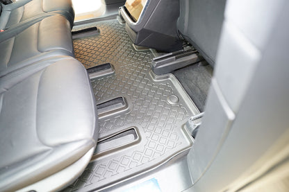 Covorase auto tip tavita Tesla Model X Facelift, an fabricatie 01.2021 - prezent, caroserie suv 5-7 locuri, randul 2 si randul 3 | 683875