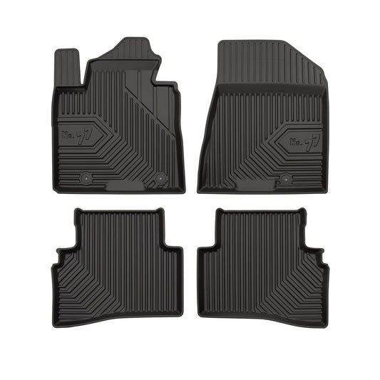Covorase auto tip tavita Hyundai Tucson III, an fabricatie 07.2015 - 09.2020, caroserie suv fara pretensioner centura de siguranta in spatele scaunului soferului | 77407138