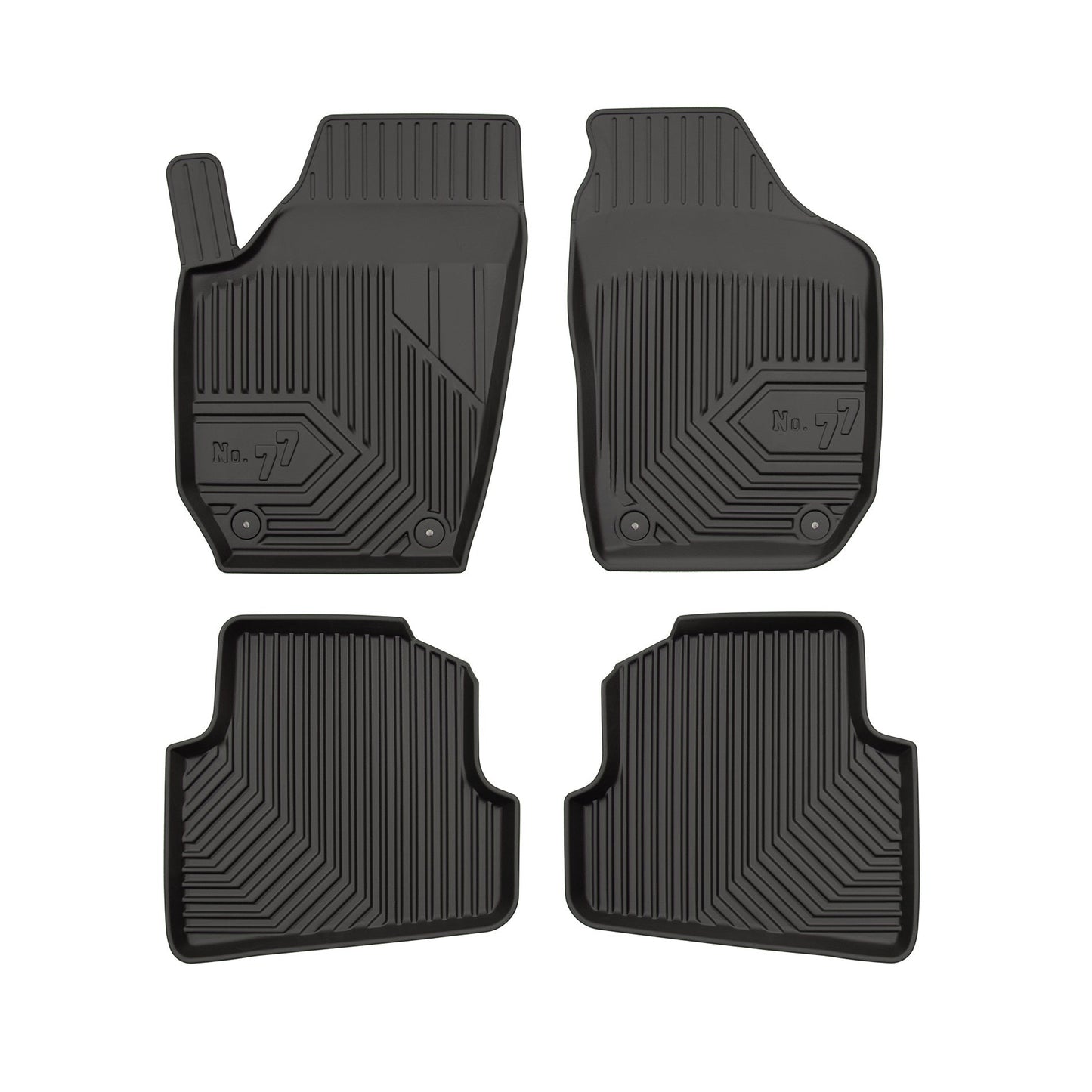 Covorase auto tip tavita Skoda Fabia II fabricatie 03.2007 - 10.2014, caroserie hatchback #1 - 1
