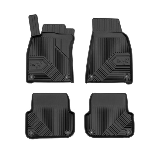 Covorase auto tip tavita Audi A6 C6 fabricatie 03.2004 - 2008, caroserie sedan, inainte de facelift, distanța dintre prinderile din spate: 37.5 cm #2 - Auto Alorria