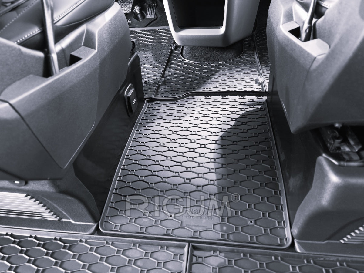 Covorase auto Ford Transit Custom II fabricatie 2024 - prezent, caroserie van, 2 locuri, tunel inclus #1