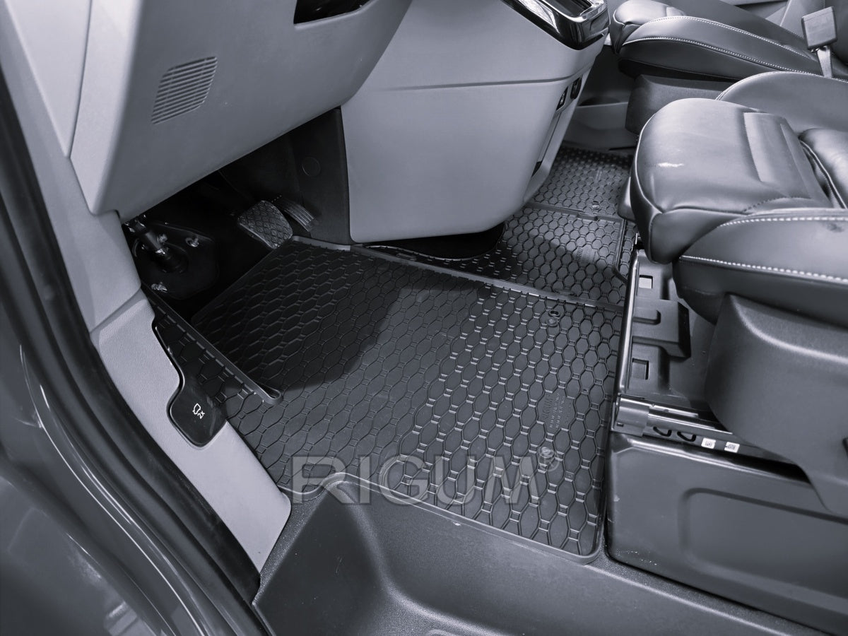 Covorase auto Ford Transit Custom II fabricatie 2024 - prezent, caroserie van, 2 locuri, tunel inclus #1