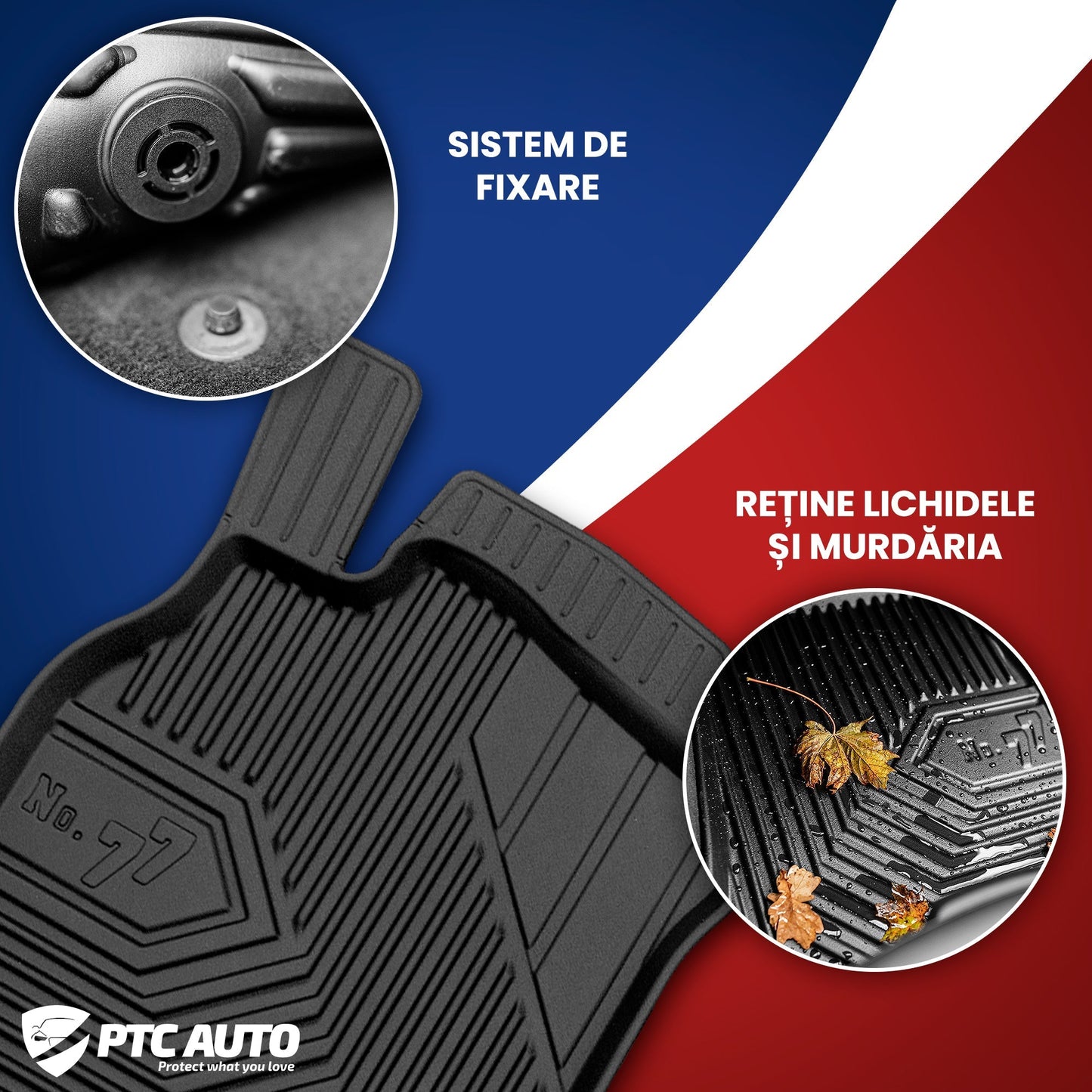 Covorase auto tip tavita Dodge Caliber fabricatie 2005 - 12.2011, caroserie hatchback #1 - 3