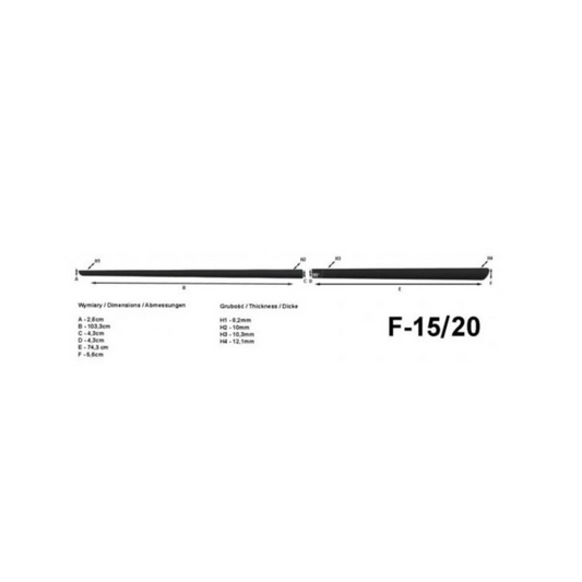 Bandouri laterale BMW Seria 5 E61, an fabricatie 06.2004 - 2010, caroserie combi | F-15