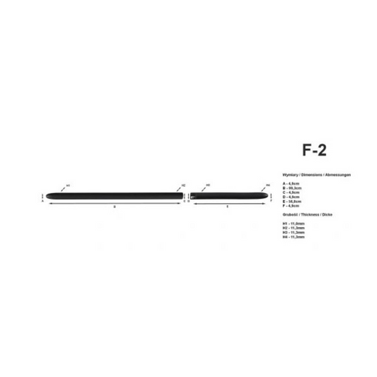 Bandouri laterale Citroen C1 I, an fabricatie 2005 - 06.2014, caroserie hatchback | F-2