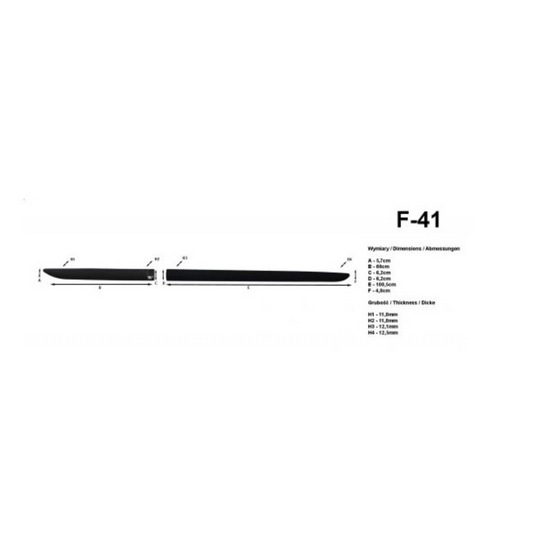 Bandouri laterale Nissan Qashqai I, an fabricatie 02.2007 - 01.2014, caroserie suv | F-41