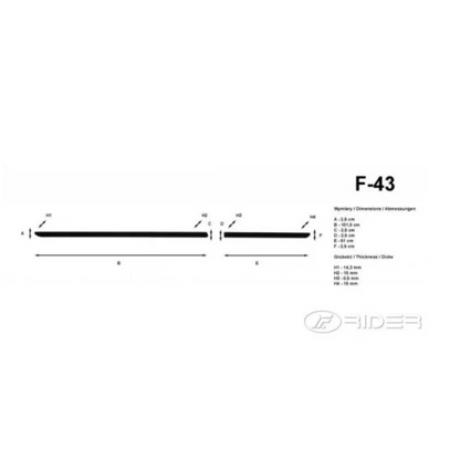 Bandouri laterale Volkswagen up!, an fabricatie 09.2011 - prezent, caroserie hatchback | F-43