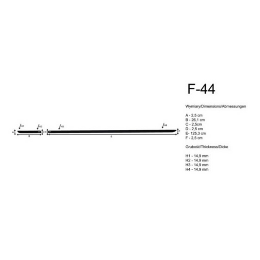 Bandouri laterale Alfa Romeo Mito, an fabricatie 09.2008 - 12.2018, caroserie hatchback | F-44