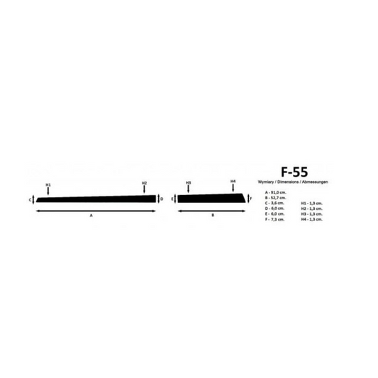 Bandouri laterale Kia Sportage IV, an fabricatie 01.2016 - 2021, caroserie suv | F-55