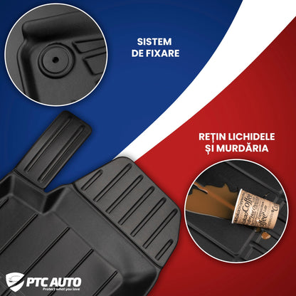 Covorase auto tip tavita Isuzu D-Max, an fabricatie 01.2021 - prezent, caroserie pick-up cabina extinsa cu 4 usi, cu usi din spate cu clapeta | 3D426948