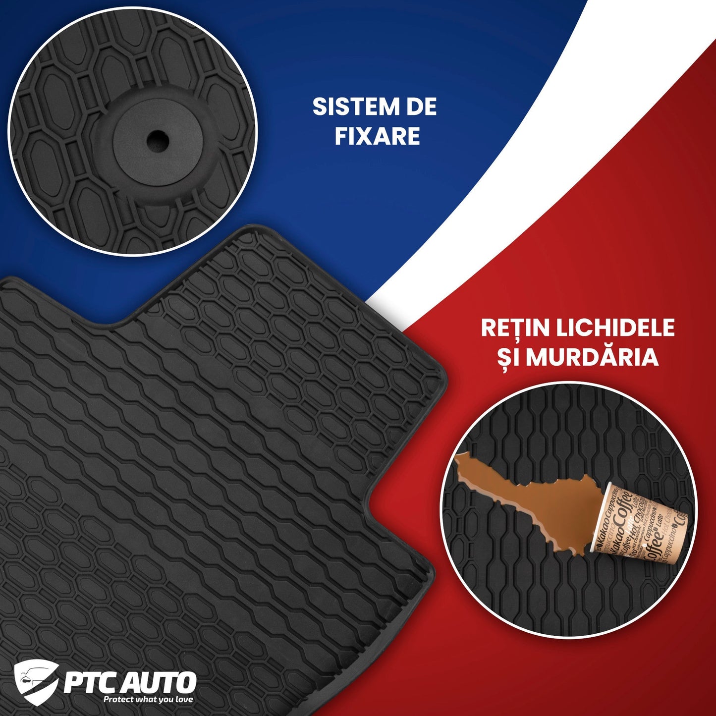 Covorase auto Volkswagen Touran I, an fabricatie 03.2003 - 08.2015, caroserie van | 841
