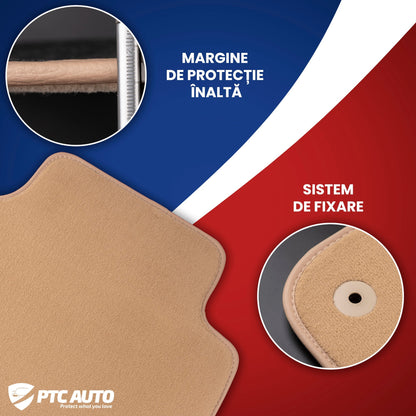 Covorase auto mocheta (bej) Volvo XC 90 I, an fabricatie 2002 - 04.2015, caroserie suv | M5112BEJ