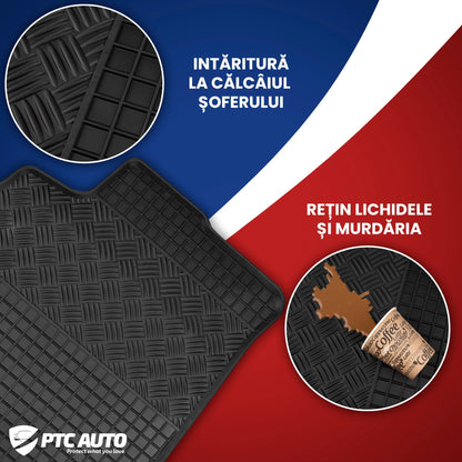 Covorase auto Dacia Logan II, an fabricatie 03.2013 - 12.2020, caroserie sedan 5 locuri | 900637