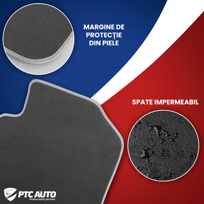 Covorase auto mocheta (gri) Lancia Ypsilon fabricatie 2011 - prezent, caroserie hatchback, sistme de prindere standard - 3